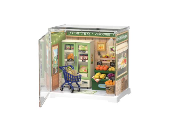 Robotime, DIY Huisje Super Nature Energy Fruits, DWS01B, 15,7 x 10,9×14,7cm