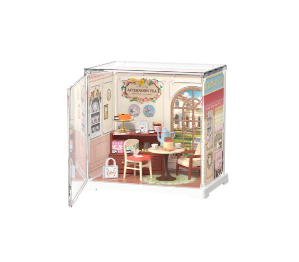 Robotime, DIY Huisje Super Honey Tea Lounge, DWS02B, 15,7x10,9x14,7cm - Afbeelding 2