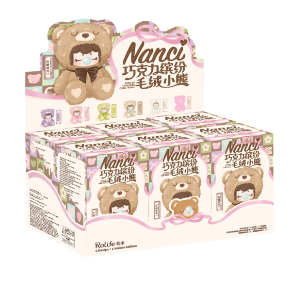 Rolife, Nanci's Colorful Chocolate Bears, MNAXX doos van 6 stuks - Afbeelding 2