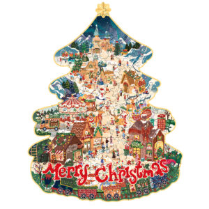 Houten Legpuzzel, Rowood, Christmas Town TA007