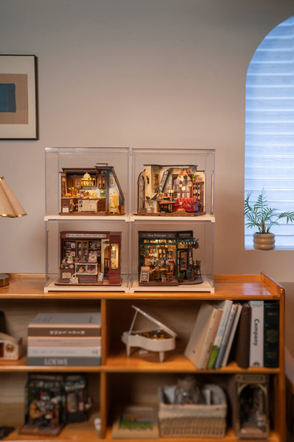 Robotime, Catherine's Living Room, DIY Miniatuurhuis, DG175, 21,2x18,5x17,8 cm - Afbeelding 8