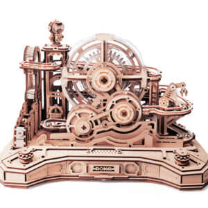Robotime, 3D DIY Houten Modelbouwpakket Gearball Scramble, Marble Run, EGC01, 29,5x19,5x23,5cm
