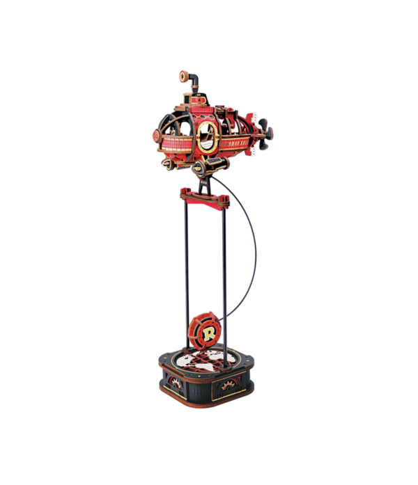 Robotime, 3D Houten Puzzel, Deep-Sea Adventurer, DIY Pendulum, MCD04, 14x9,5x36,5cm