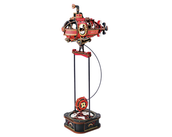 Robotime, 3D Houten Puzzel, Deep-Sea Adventurer, DIY Pendulum, MCD04, 14x9,5x36,5cm - Afbeelding 4