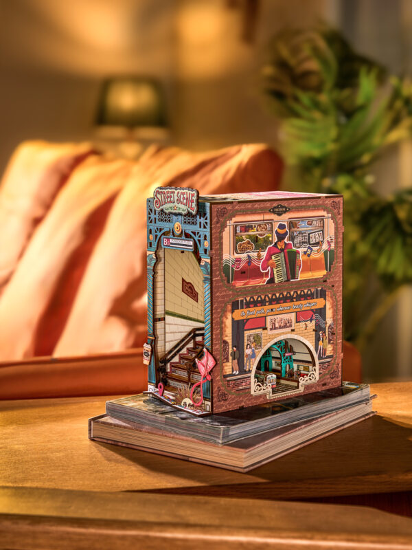 Robotime, DIY Book Nook, Street Scene, TGB13, 22,8x13x25,3cm - Afbeelding 7