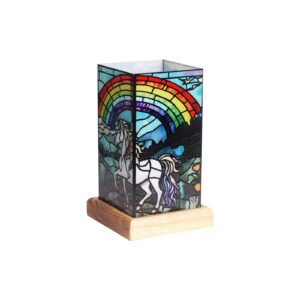LED verlichting, Unicorn op houten voet, Art Light, 25011UN, 10x10x16cm