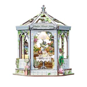 Cutebee, DIY Huisje, Winsors Flower House, GHGC401, 19,1x17,6x21,5cm