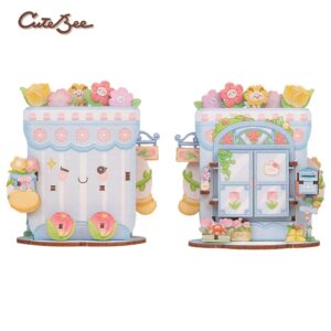 Cutebee, 3D Houten Puzzel, Talebox Corner-Flower Shop, CWGA108, 9x6,4x10cm