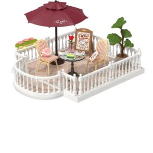 Robotime, Super Creator, Chic Café Terrace DWP09, 18 x 12,3 x 16,3cm