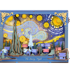 Robotime, DIY Miniatuurhuis, the Starry night, TH003, 22,0x7,5x15,5 cm