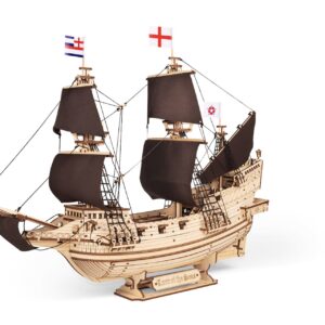 Eco Wood Art (EWA) 3D Mechanische Houten Puzzel, Lord of the Seas, 4424, 40x16x51,7cm