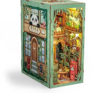 Cutebee, DIY Booknook, Panda Bookshop, DY02B, 18x11x23cm