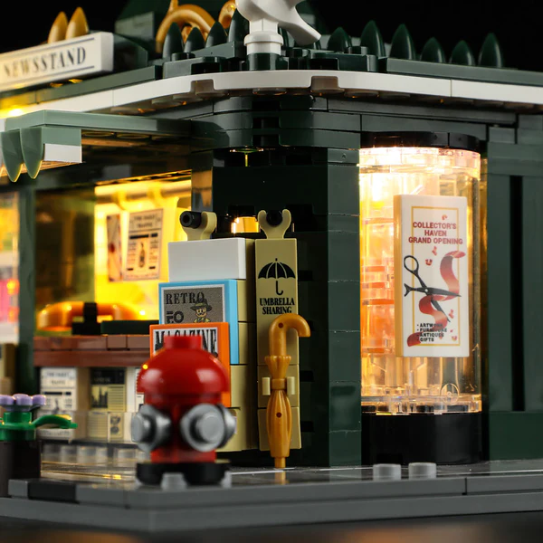 Lumibricks, 3D Modelbouw, Newsstand, F9023, 19,7x14,5x14,8 cm 15001 - Afbeelding 6