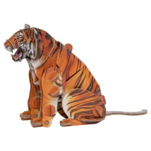 MakeBug, 3D Modelbouw, Siberian Tiger, MB-D-0020, 14x6x9cm