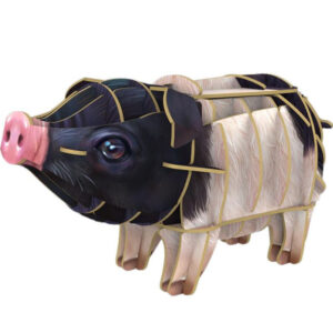 MakeBug, 3D Modelbouw, Pig, MB-D-0011, 11x5x6cm