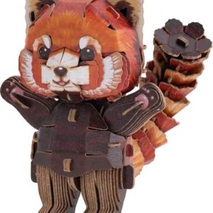 MakeBug, 3D Modelbouw, red panda, MB-D-0040, 17,5 x 10,5 x 3,0 cm