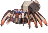 MakeBug, 3D Modelbouw, Jumping spider, MB-D-0054, 17,5 x 10,5 x 3,0 cm