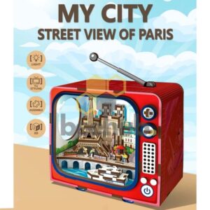 Inspirebox, 3D Houten Puzzel, TV-serie, Street View of Paris, BE011974, 16,7x8x13,1cm