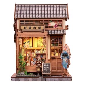 Cutebee, 3D DIY huisje, Sakura O Kimono Shop, CWGC223, 14x13x19cm