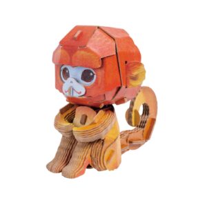 MakeBug, 3D Modelbouw, Golden Monkey, MB-D-0043, 13x6x9 cm
