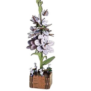 Inspirebox, 3D Flower, Violet JM-008, 16,5x1x24,4cm