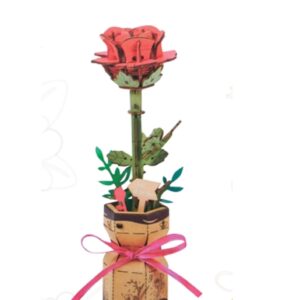 Inspirebox, 3D Flower, Rose JM-011, 16,5x1x24,4cm