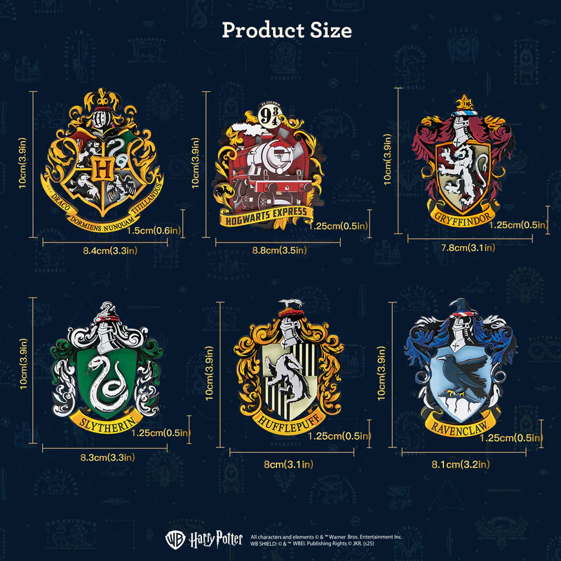 Harry Potter, Blind Box, Magic Mag doosje met 6 stuks, 1650, 3,3 x 3,9 x 0,5 cm per stuk - Afbeelding 9