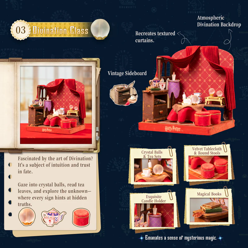 Harry Potter, 3D Modelbouw, Divination Class, 1625, 10 x 9 x 11 cm - Afbeelding 8