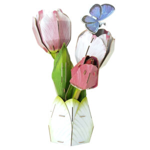 Makebug, 3D Modelbouwpakket, Bloem, Tulp, Flower Tulip, MB-D-0068